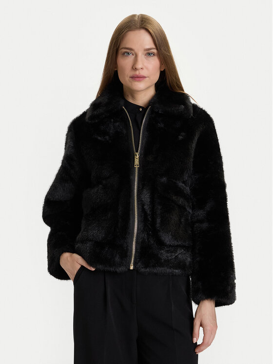 Rinascimento Futro CFC0122227003 Czarny Regular Fit