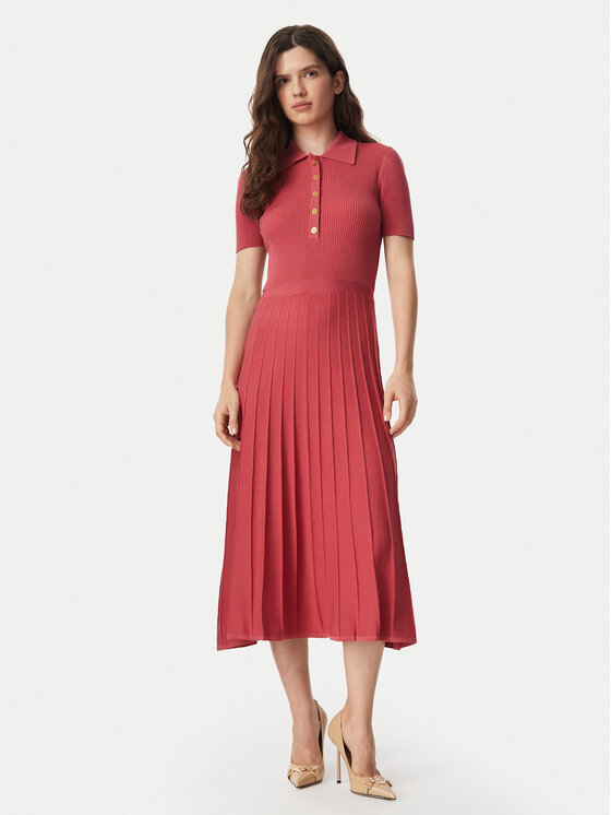 MICHAEL Michael Kors Sukienka codzienna MT5834F33D Czerwony jasny Regular Fit