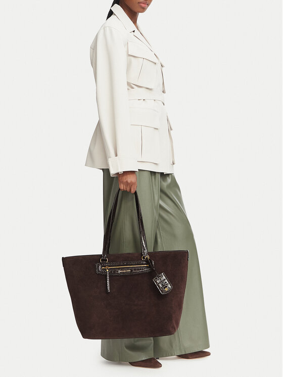 MICHAEL Michael Kors Torebka Jet Set Travel 30F6ATVT4S Brązowy ciemny