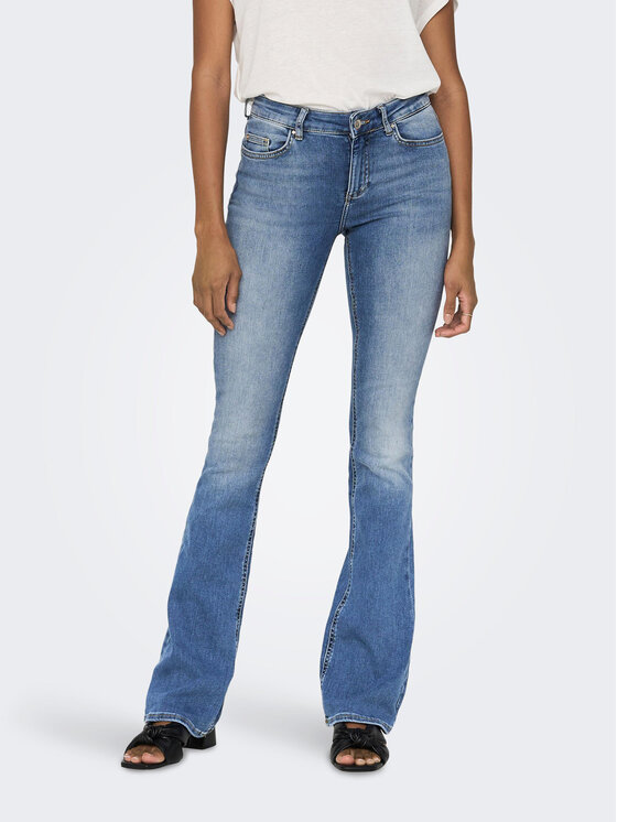 ONLY Jeansy Blush 15245444 Niebieski Flared Fit