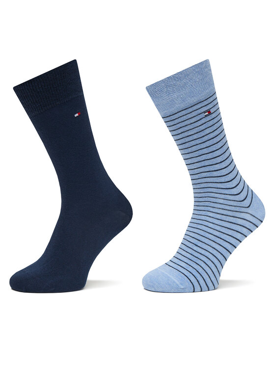 Tommy Hilfiger Skarpety długie 100001496 Niebieski