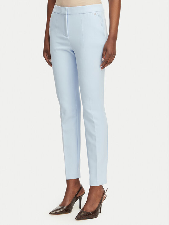 HUGO Spodnie materiałowe Hagonia-1 50539991 Niebieski jasny Slim Fit