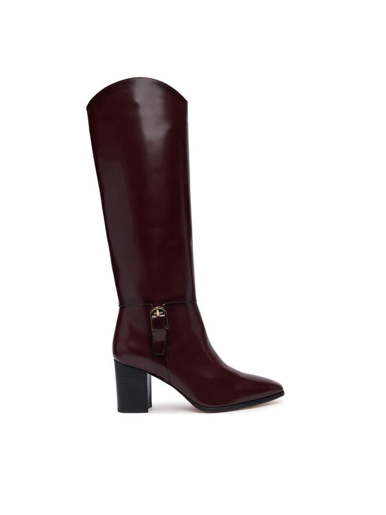 LAUREN RALPH LAUREN Kozaki Rlyn Bk T Hl Bo Tal 802P12879003 Brązowy ciemny
