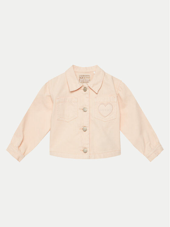 Guess Kurtka przejściowa K5GL01 WH6L0 Koralowy Regular Fit