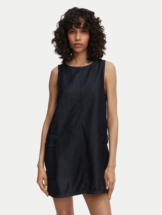 G-Star Raw Sukienka codzienna Shift D28857-E516 Granatowy Regular Fit
