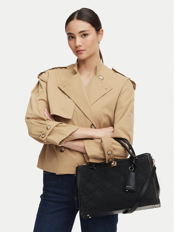 Guess Torebka Audrey Logo HWJG97 55070 Czarny