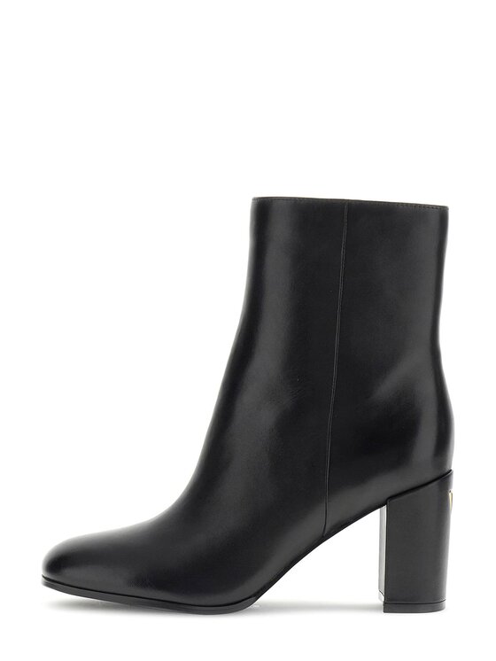 Guess Botki FLFBER LEA10 Czarny