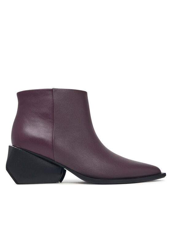 United Nude Botki Ricky Yoyo Mid 110413416 Bordowy