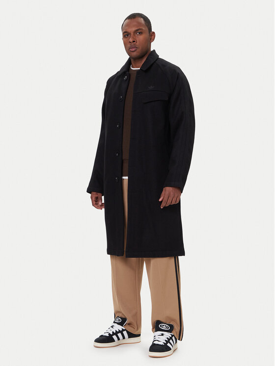adidas Płaszcz przejściowy Premium Essentials JW0120 Czarny Regular Fit