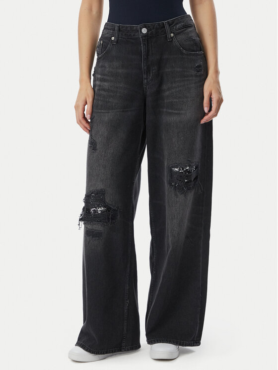 Tommy Jeans Jeansy DW0DW23842 Czarny Loose Fit