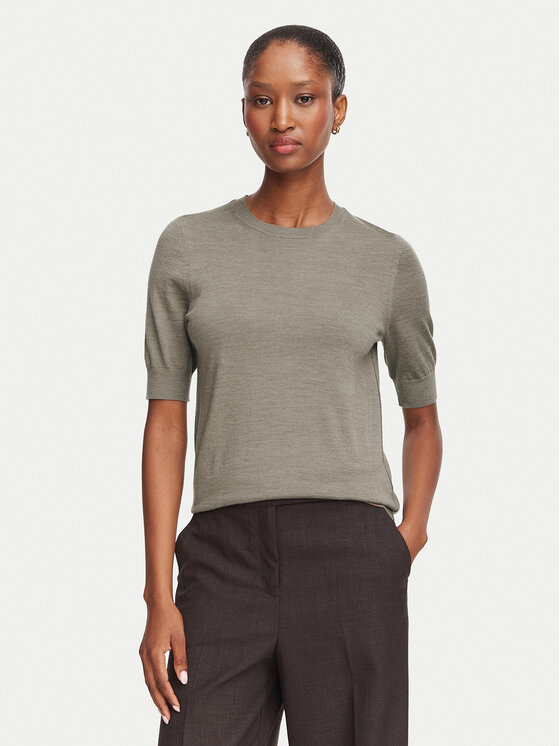 BOSS Sweter Farbella 50544996 Brązowy Slim Fit