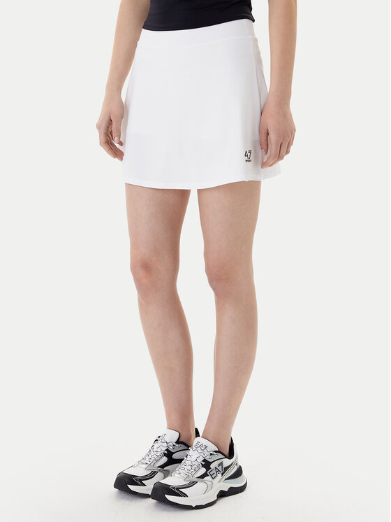 EA7 Emporio Armani Spódnico-szorty 7W000507 AF14524 U0002 Biały Regular Fit