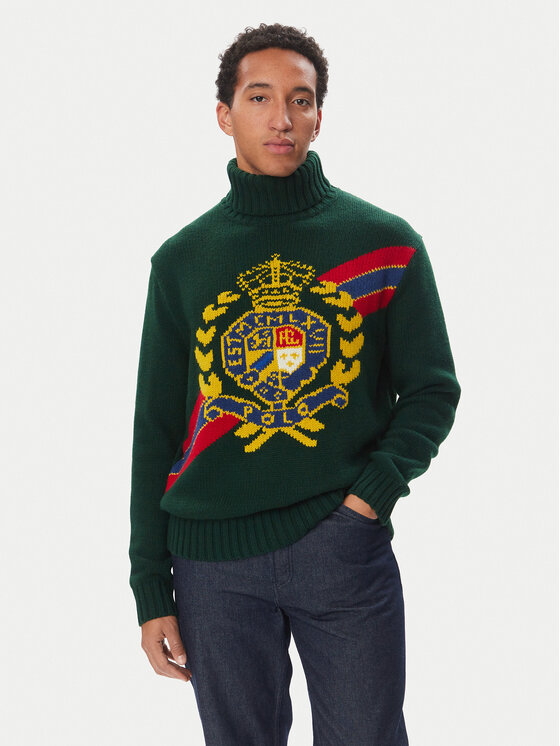 Polo Ralph Lauren Golf 710B59534001 Zielony ciemny Regular Fit
