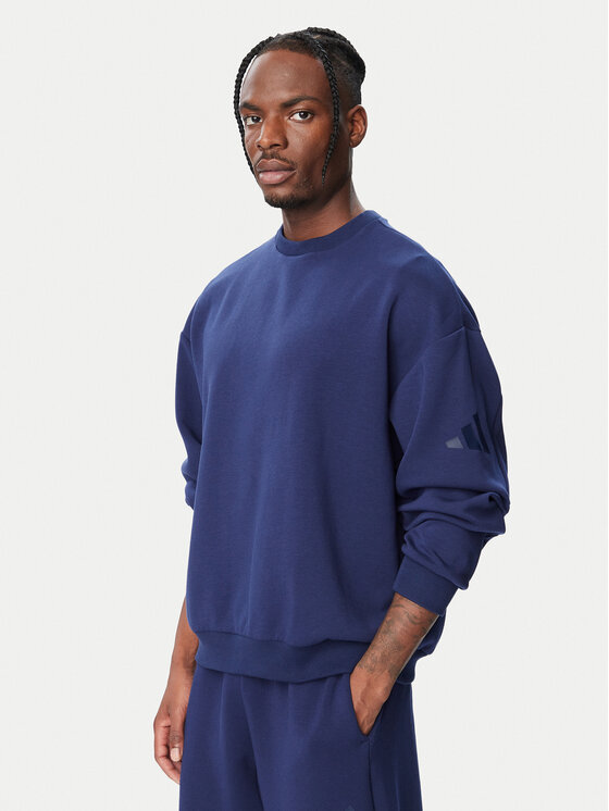 adidas Bluza Soft Lux KS2772 Niebieski Loose Fit