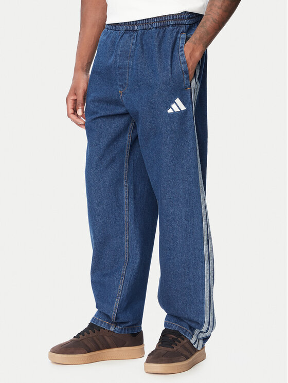 adidas Jeansy Stadium KV8348 Niebieski Regular Fit