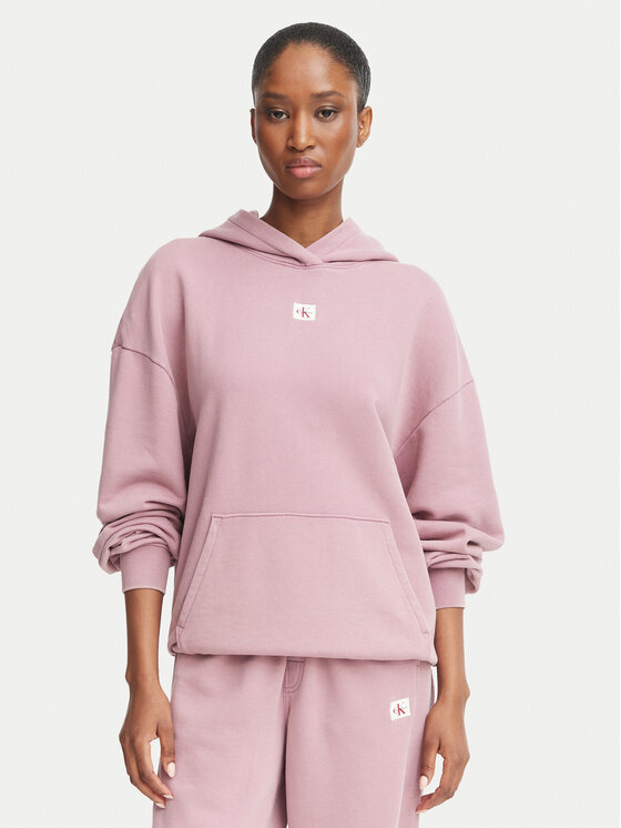 Calvin Klein Jeans Bluza LV047H223G Różowy ciemny Regular Fit