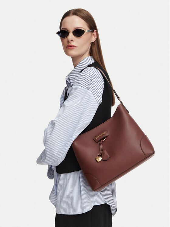 LOVE MOSCHINO Torebka Charmy JC4155PP1PL1320A Brązowy
