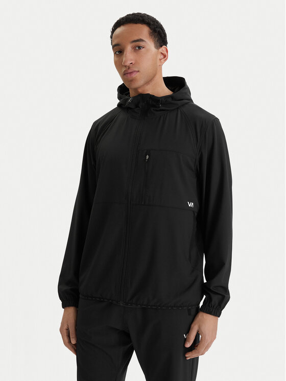 RVCA Kurtka przejściowa Yogger II AVYJK00123 Czarny Regular Fit