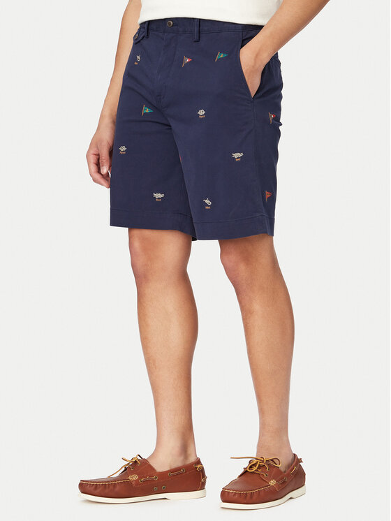 Polo Ralph Lauren Szorty materiałowe 710A13007001 Granatowy Regular Fit