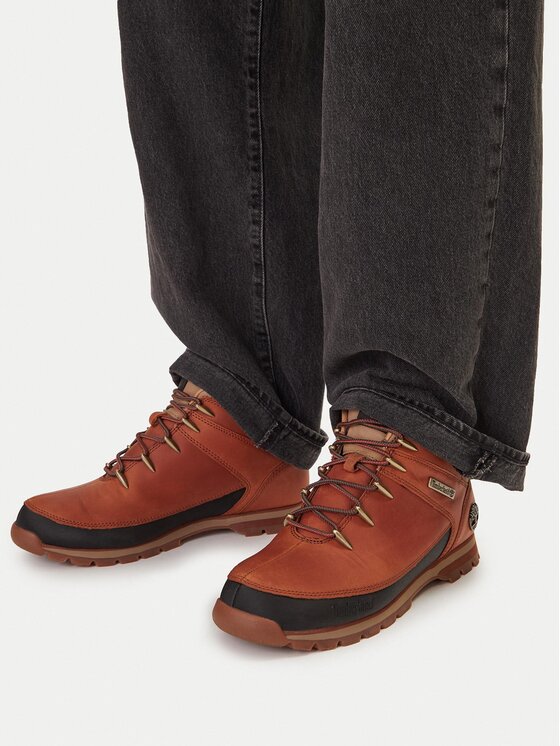 Timberland Trapery Euro Sprint Mid Lace TB0A2K84EJD1 Brązowy
