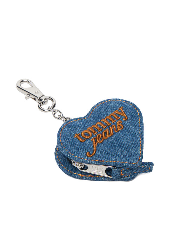Tommy Jeans Bilonówka Tjw Cool Denim Heart Coin Purse AW0AW18595 Niebieski