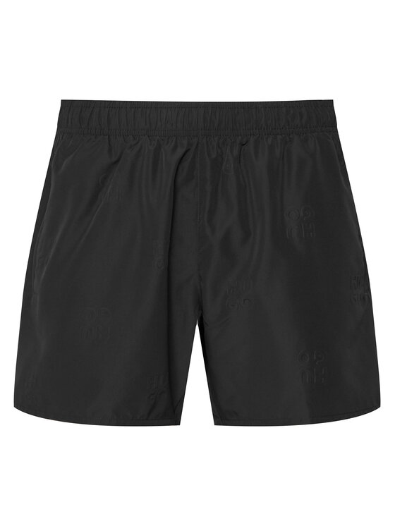HUGO Szorty kąpielowe Tonal 50561222 Czarny Regular Fit
