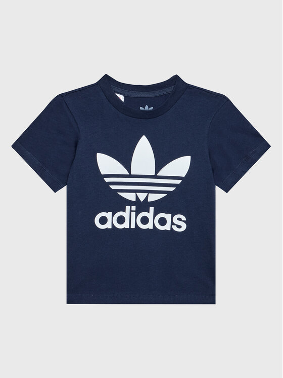 adidas T-Shirt Trefoil Tee HK7503 Granatowy Regular Fit