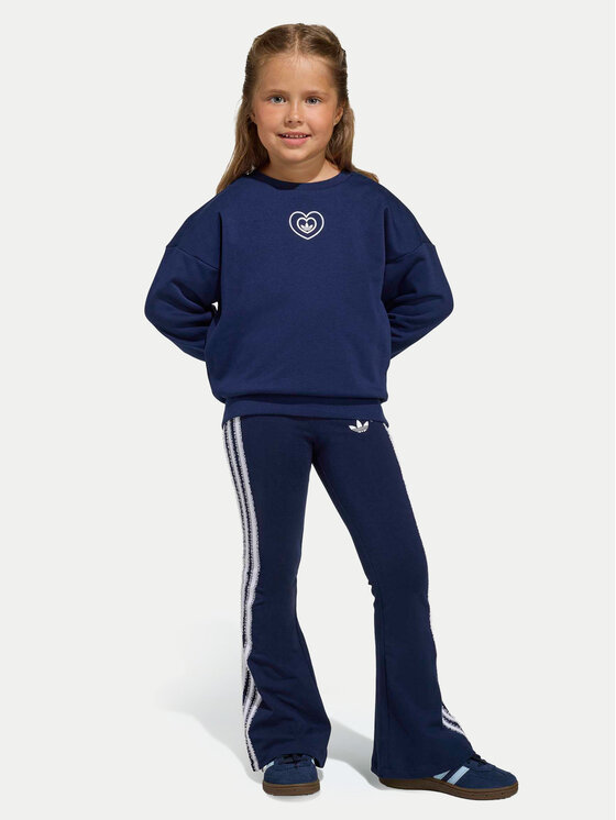 adidas Komplet bluza i legginsy Disney KE0484 Granatowy Slim Fit