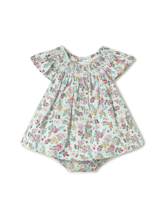 Mayoral Sukienka letnia 1867 Zielony Regular Fit