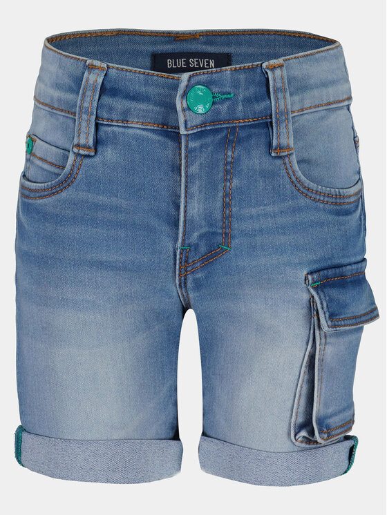 Blue Seven Szorty jeansowe 840078 X Niebieski Regular Fit