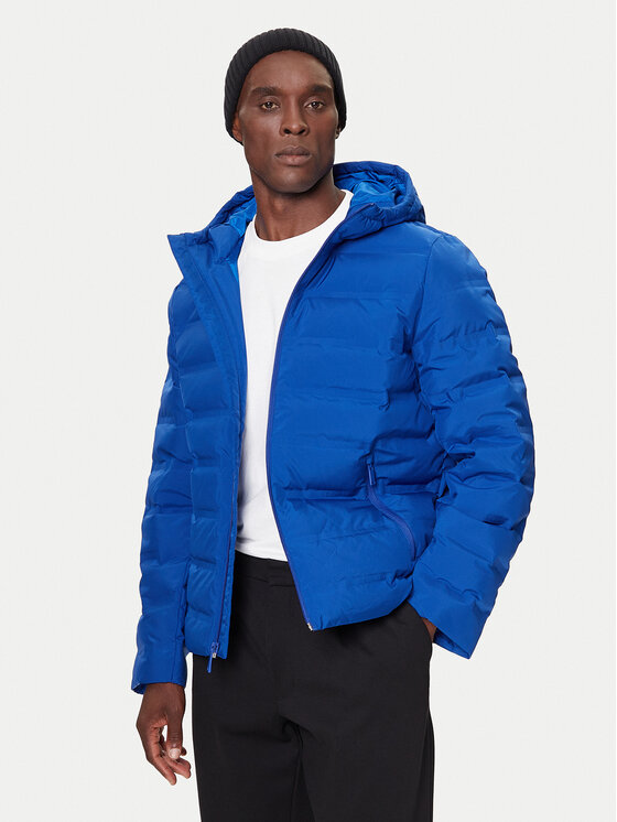 Calvin Klein Kurtka puchowa LV04LD521G Niebieski Regular Fit