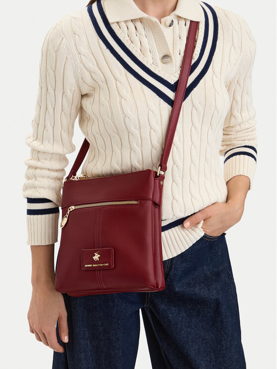 Beverly Hills Polo Club Torebka CEO-BHPC-C-012-10 Bordowy
