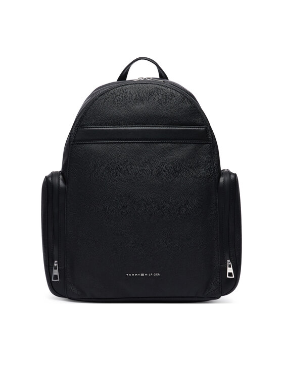 Tommy Hilfiger Plecak Th Business Leather Backpack AM0AM14684 Czarny