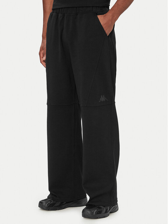 Kappa Spodnie dresowe 362364W Czarny Regular Fit