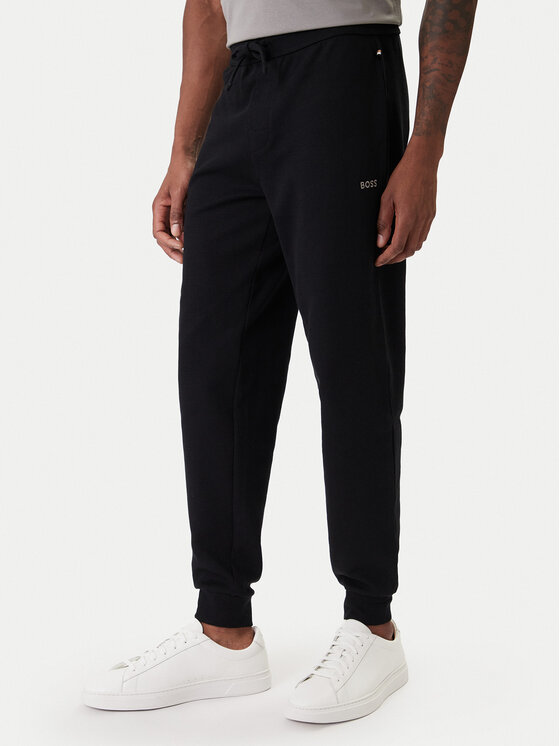 BOSS Joggery Waffle 50535878 Czarny Regular Fit