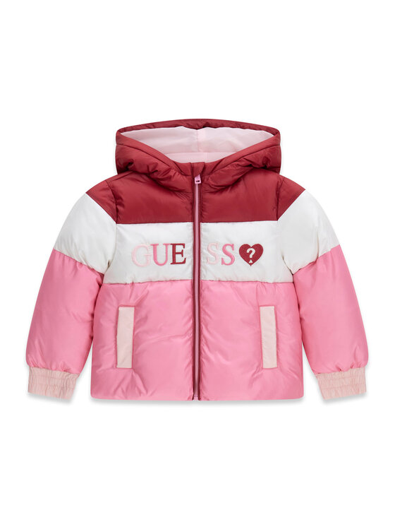 Guess Kurtka przejściowa K6YL01 W2576 Różowy Regular Fit