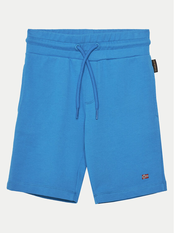 Napapijri Szorty sportowe Nalis NP0A4HK5B2W1 S Niebieski Regular Fit