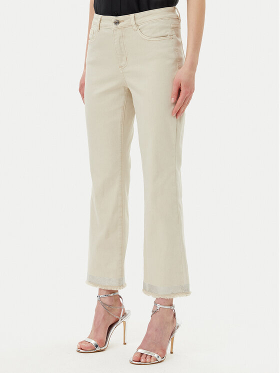 Joseph Ribkoff Kuloty 243964S25 Beżowy Regular Fit