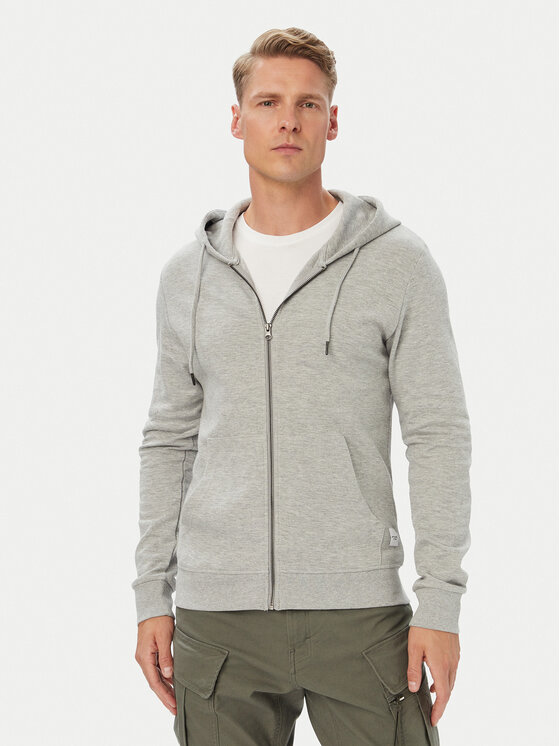 Jack & Jones Bluza Basic 12181901 Szary Regular Fit