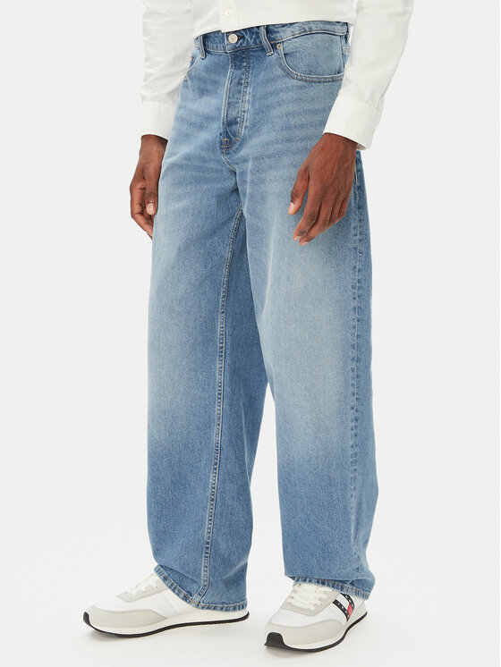 Tommy Jeans Jeansy Jaimie DM0DM23372 Niebieski Straight Leg