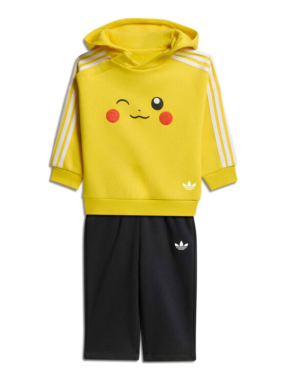 adidas Zestaw dla niemowląt Pokemon KS7097 Żółty Loose Fit