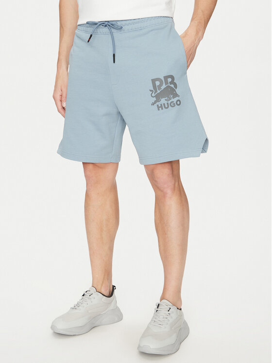 HUGO Szorty sportowe Deswick_RB 50542809 Niebieski jasny Regular Fit