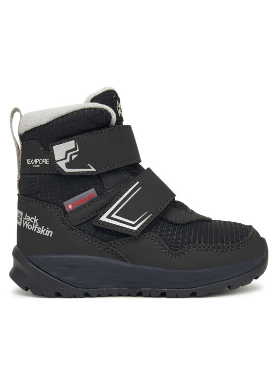 Jack Wolfskin Śniegowce Polar Bear B Texapore Mid VC K A62144 Czarny