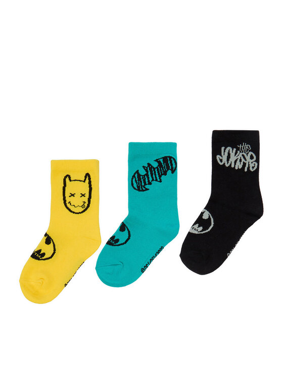 Batman Skarpety długie CEO-ACCCS-SS26-229WBBAT(3-PACK) Kolorowy