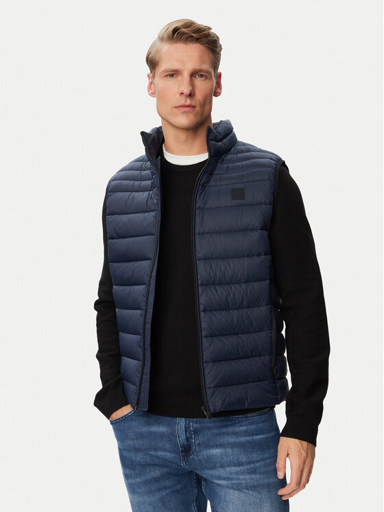 BOSS Bezrękawnik Odeno2 50549243 Granatowy Regular Fit