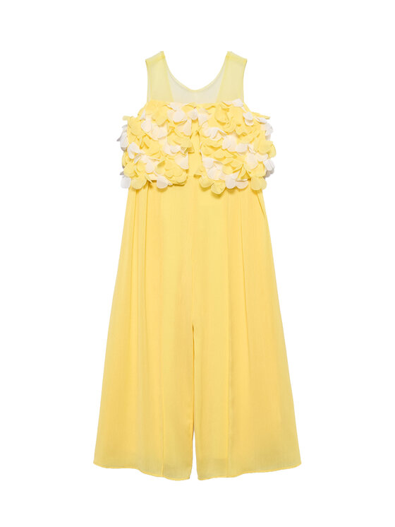 Abel & Lula Kombinezon 5202 Żółty Regular Fit