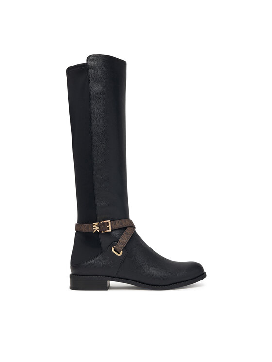 MICHAEL Michael Kors Oficerki Rachel Flat Boot 40F6RCFB6L Czarny