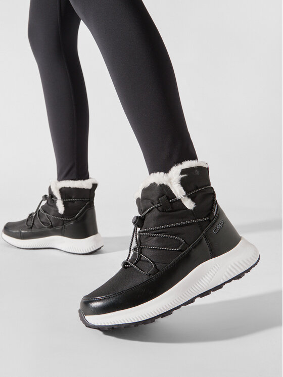 CMP Śniegowce Sheratan Wmn Lifestyle Shoes Wp 30Q4576 Czarny