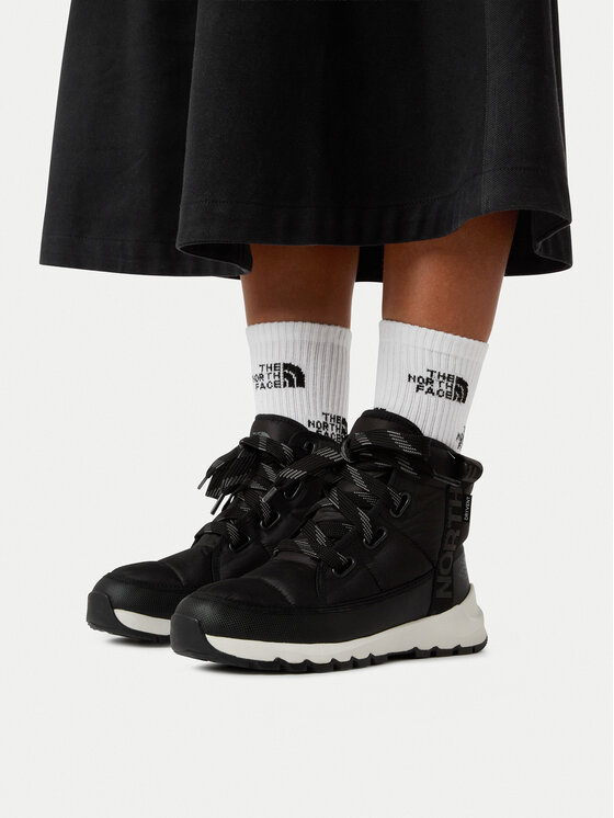 The North Face Śniegowce Thermoball Lace Up Luxe Wp NF0A817WKT01 Czarny