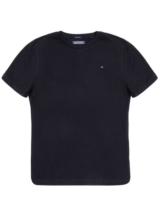 Tommy Hilfiger T-Shirt KB0KB04140 D Czarny Regular Fit